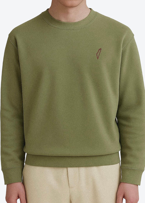 Military Green CrewNeck